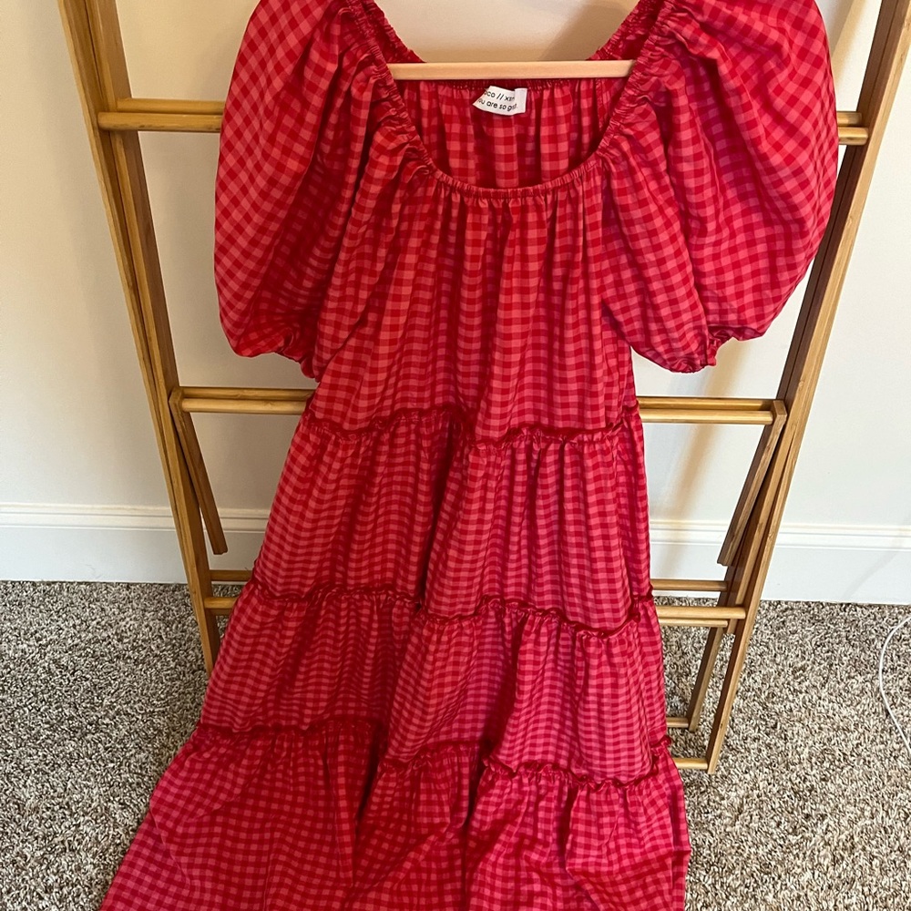 NWOT pink Maxi Dress